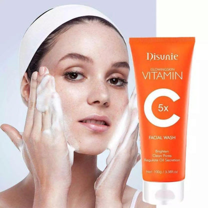 Vitamin C Infused Bubble Cleanser - 100ml Face Wash for Acne Scar Removal