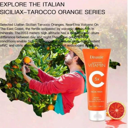 Vitamin C Infused Bubble Cleanser - 100ml Face Wash for Acne Scar Removal